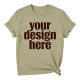 Sage Green Rolled Side-Knot T-Shirt