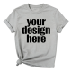 Light Grey Rolled Sleeve T-Shirt (Knot Detail)